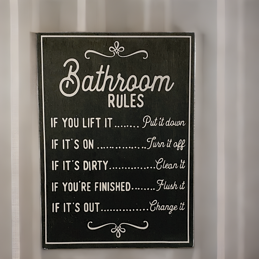 Bathroom Rules