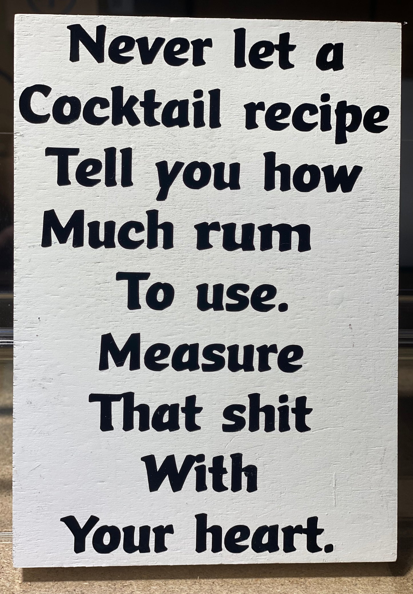 Never let a cocktail recipe tell you how much rum to use