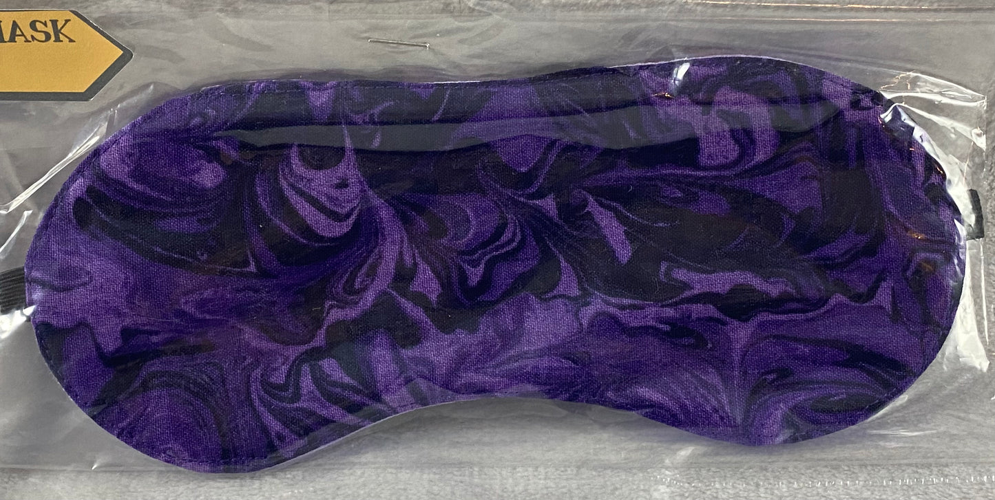 Sleep Mask - Purple and Black Ombre