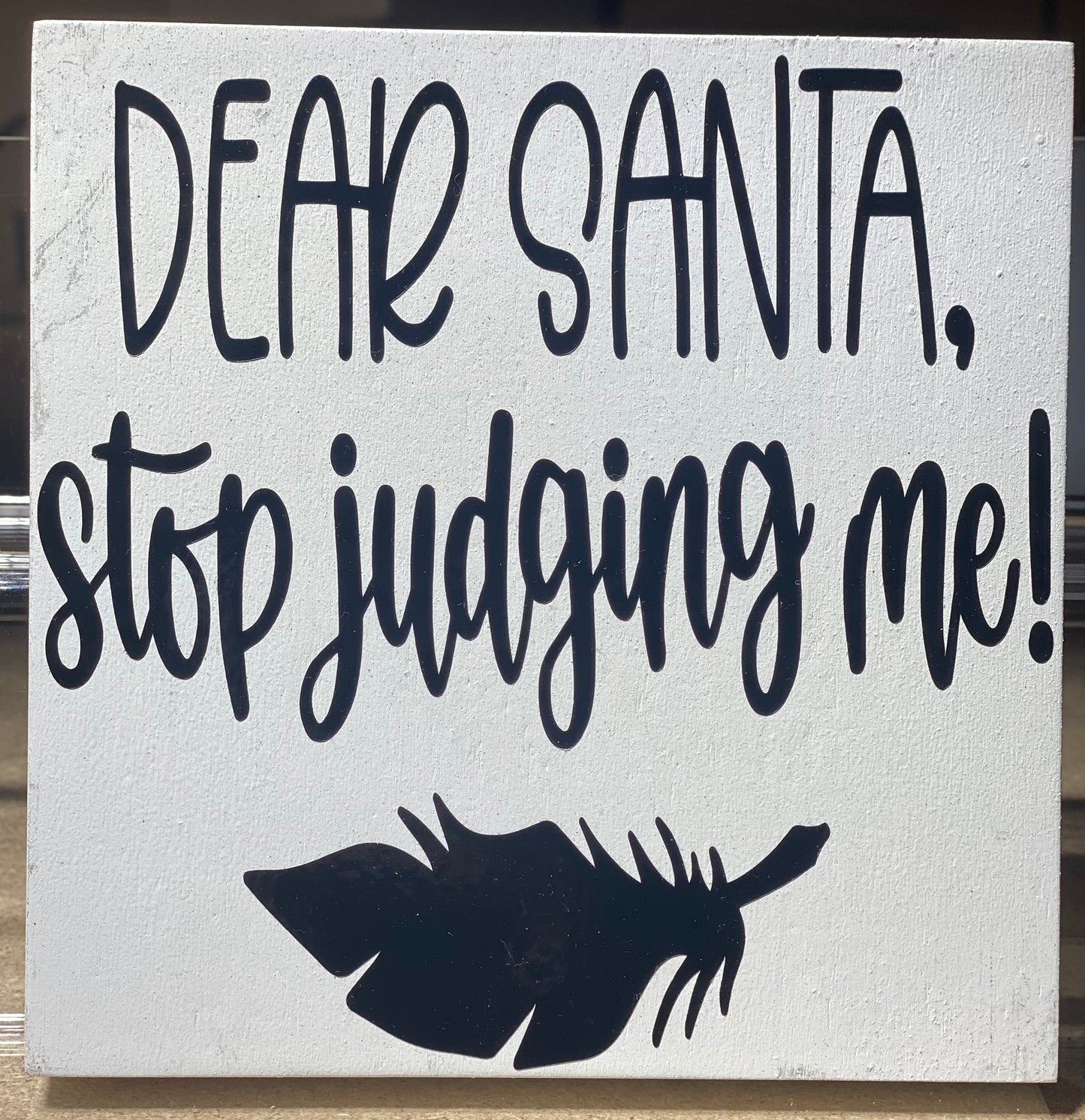 Dear Santa, Stop Judging Me